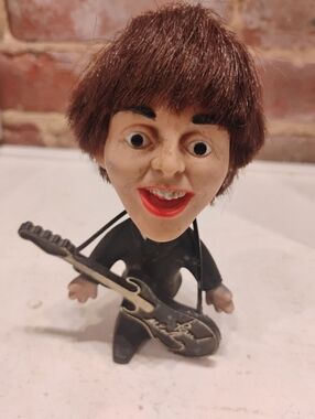 PAUL MCCARTNEY BEATLES 1964 REMCO NEMS DOLL NICE 5” FIGURE TOY RARE